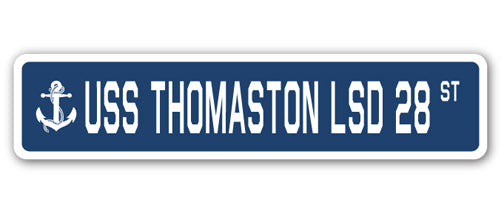 USS Thomaston Lsd 28 Street Vinyl Decal Sticker