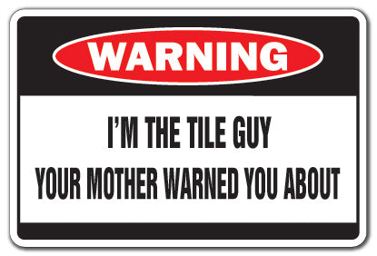 I'm The Tile Guy Vinyl Decal Sticker