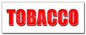 Tobacco Decal