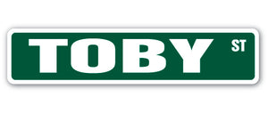 Toby Street Vinyl Decal Sticker