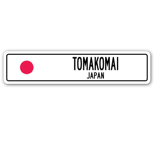 TOMAKOMAI, JAPAN Street Sign