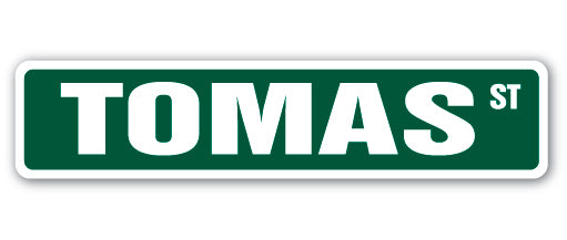 TOMAS Street Sign