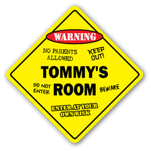 Tommy's Room Vinyl Decal Sticker