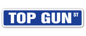 Top Gun Street Vinyl Decal Sticker