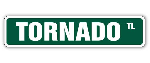 Tornado Street Vinyl Decal Sticker