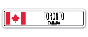 Toronto, Canada Street Vinyl Decal Sticker