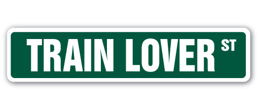 Train Lover Street Vinyl Decal Sticker