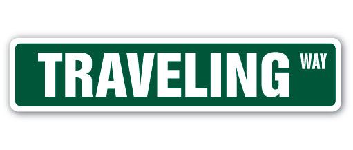 Traveling Street Vinyl Decal Sticker