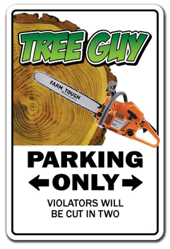 Tree Guy Vinyl Decal Sticker