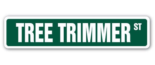 Tree Trimmer Street Vinyl Decal Sticker