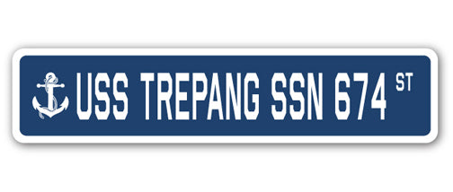 USS Trepang Ssn 674 Street Vinyl Decal Sticker