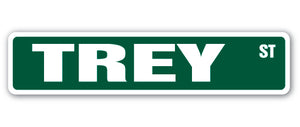 Trey Street Vinyl Decal Sticker