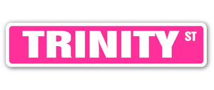 Trinity Street Vinyl Decal Sticker