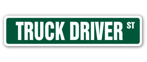 Truck Driver Street Vinyl Decal Sticker