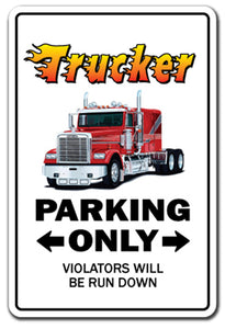 Trucker Vinyl Decal Sticker