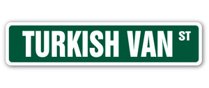 Turkish Van Street Vinyl Decal Sticker