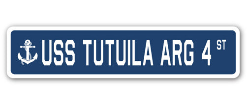 USS Tutuila Arg 4 Street Vinyl Decal Sticker