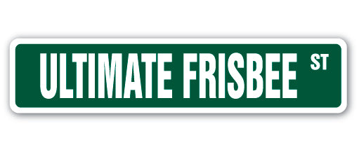 Ultimate Frisbee Street Vinyl Decal Sticker