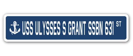 USS Ulysses S Grant Ssbn 631 Street Vinyl Decal Sticker