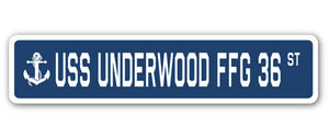 USS Underwood Ffg 36 Street Vinyl Decal Sticker