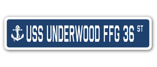 USS Underwood Ffg 36 Street Vinyl Decal Sticker