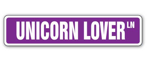 Unicorn Lover Street Vinyl Decal Sticker