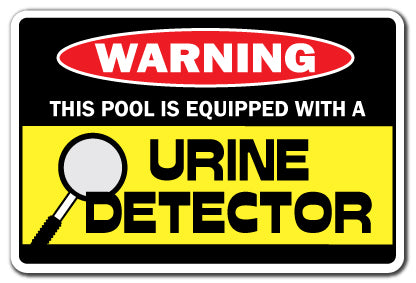 Urine Detector Vinyl Decal Sticker