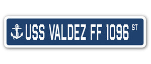 USS Valdez Ff 1096 Street Vinyl Decal Sticker