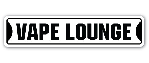 Vape Lounge Street Vinyl Decal Sticker