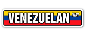 Venezuelan Flag Street Vinyl Decal Sticker