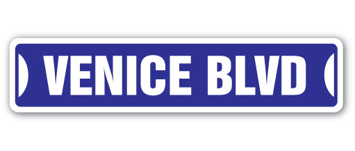 Venice Blvd Street Vinyl Decal Sticker