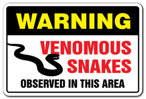 Venomous Snakes Vinyl Decal Sticker