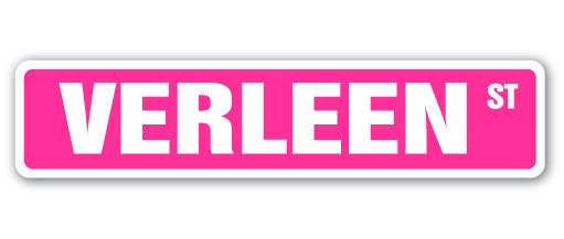 VERLEEN Street Sign