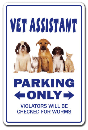 Vet Assistant Vinyl Decal Sticker