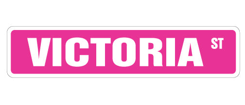 Victoria Street Vinyl Decal Sticker