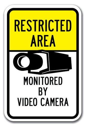 Restricted Area Monitored By Video Camera #2