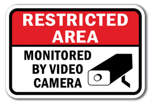 Restricted Area Monitored by Video Camera
