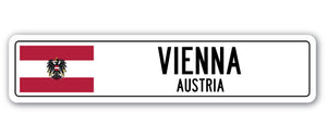 Vienna, Austria Street Vinyl Decal Sticker