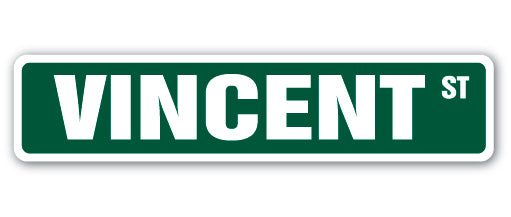 Vincent Street Vinyl Decal Sticker