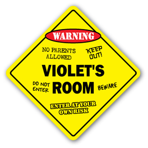 Violet's Room Vinyl Decal Sticker