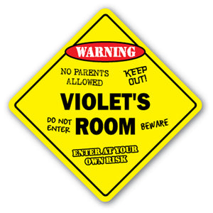 Violet's Room Vinyl Decal Sticker