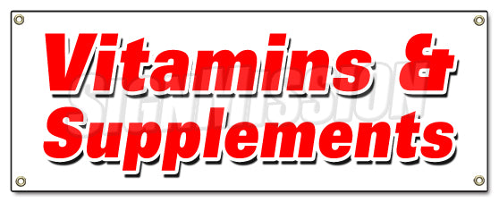 Vitamins & Supplements Banner