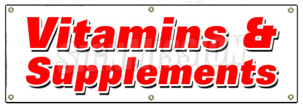 Vitamins & Supplements Banner