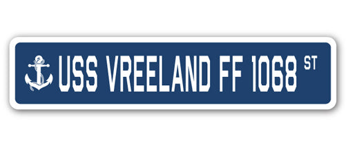 USS Vreeland Ff 1068 Street Vinyl Decal Sticker