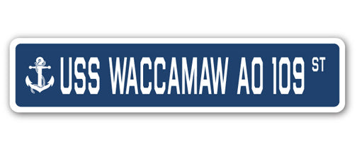 USS Waccamaw Ao 109 Street Vinyl Decal Sticker