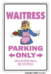 Waitress Vinyl Decal Sticker