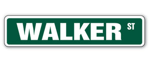 Walker Street Vinyl Decal Sticker