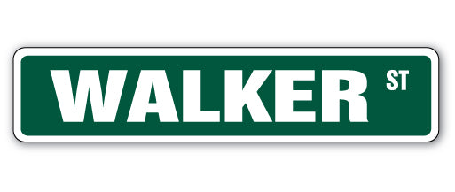 Walker Street Vinyl Decal Sticker