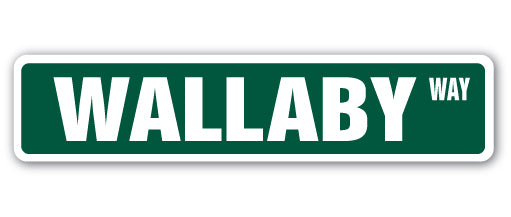 Wallaby Street Vinyl Decal Sticker