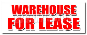 Warehouse For Lease Decal